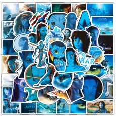 50 Avatar graffiti stickers, water cups, mobile phones, computers, skateboards, luggage, laptops, handbags, waterproof stickers