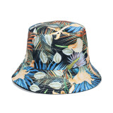 Basin Hat Beach Hat Tropical Style Banana Leaf Coconut Tree Flower Print Fisherman Hat Sun Hat
