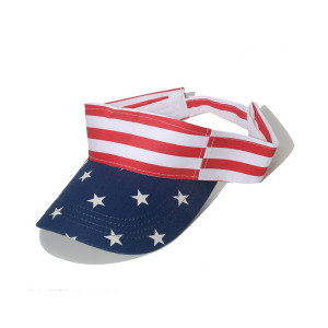 Independence Day Star Stripe American Flag Curved Eaves Duck Tongue Hat Empty Top Hat