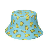 Cartoon Little Yellow Duck Holiday Anime Fisherman Hat Sunshade Sun Hat Pot Hat
