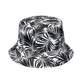 Basin Hat Beach Hat Tropical Style Banana Leaf Coconut Tree Flower Print Fisherman Hat Sun Hat