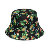 Basin Hat Beach Hat Tropical Style Banana Leaf Coconut Tree Flower Print Fisherman Hat Sun Hat