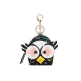 Cartoon Mini Owl Keychain Mouth Red Envelope Small Zero Wallet Earphone Bag Storage Bag Car Pendant