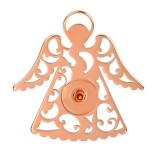 （Delivery time of 7 days） 3 styles Stainless steel angel hollow Pendant fit 20MM Snaps button jewelry wholesale