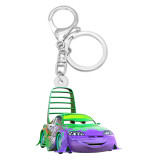 Acrylic double sided printing Automotive Mobilization car  keychain