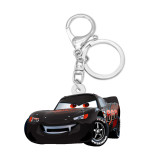 Acrylic double sided printing Automotive Mobilization car  keychain