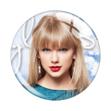 20MM Taylor Swift Print glass snap button charms