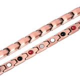 Fashionable magnetic therapy magnet bracelet with adjustable magnetic couple bracelet