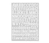 Colorful English alphabet number combination diy sticker Water cup computer decoration waterproof sticker
