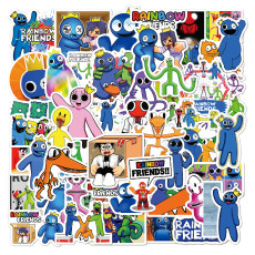 50 Rainbow friends roblox Rainbow Friends Graffiti Stickers Luggage Case Water Cup Waterproof Stickers