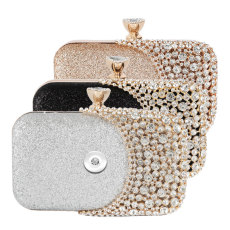 Dinner bag, handbag, diamond inlaid banquet handbag, dress, evening bag fit 20MM Snaps button jewelry wholesale