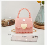 Jelly Bag Fashion Versatile Shoulder Bag PVC Handbag fit 20MM Snaps button jewelry wholesale