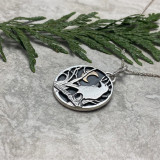 Crow Moon Forest Pendant Necklace