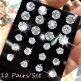 Crystal Zircon Earnail Set