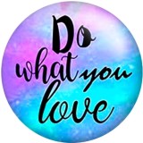 Painted metal 20mm snap buttons words Smile life Print   DIY jewelry