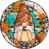 Painted metal 20mm snap buttons Thanksgiving and Christmas Print  charms