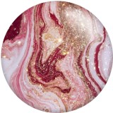 Painted metal 20mm snap buttons Pink pattern  Print   DIY jewelry
