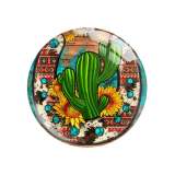 Painted metal 20mm snap buttons cactus Pig lamb tiger Print  charms