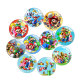 Painted metal 20mm snap buttons cartoon Super Mario Print  charms