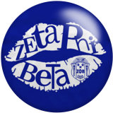 Painted metal 20mm snap buttons zeta phi beta Print  DIY jewelry