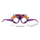 12pcs/lot Halloween Party Funny Glasses Children's Photography Props Holiday Party Decoration Paper Glasses