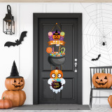 Halloween Party Decoration Pumpkin Magic Hat Door Hanging Ghost Festival Scene Decoration Hanging pendant series