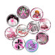 20MM faith glass snap button charms