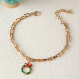 Chain Pendant Christmas Bracelet Christmas Jewelry