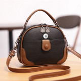 Small round bag, one shoulder crossbody bag fit 20MM Snaps button jewelry wholesale