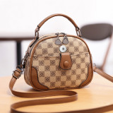 Small round bag, one shoulder crossbody bag fit 20MM Snaps button jewelry wholesale