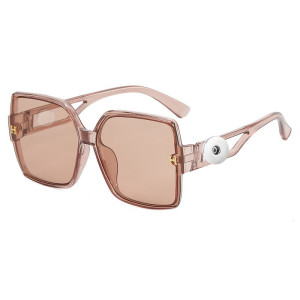 Fashion sunglasses Vintage square hollow Sunglasses fit 20MM Snaps button jewelry wholesale
