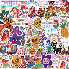 52 albums Manana Sera Bonito graffiti stickers decorate guitar luggage waterproof stickers
