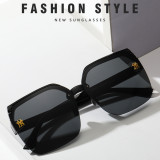 Fashion Polygonal Frameless Sunglasses Ocean Glasses fit 20MM Snaps button jewelry wholesale