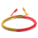 Hand woven diamond knot bracelet