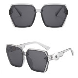 Polygonal large frame sunglasses fit 20MM Snaps button jewelry wholesale