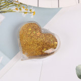 Bubble quicksand liquid mobile phone holder Love quicksand airbag holder Star glitter powder Heart shaped glitter powder
