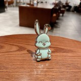 Rabbit Lazy person mobile phone holder back stick mobile phone holder foldable holder rotatable portable makeup mirror mobile phone holder