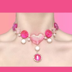 Barbie Pink Love Necklace
