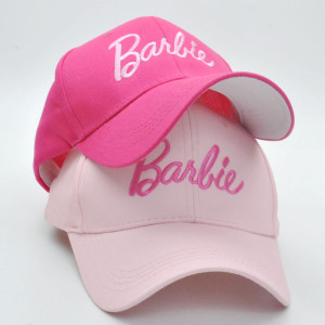 Barbie Pink Hard Top Baseball cap Embroidered Curved brim Cap