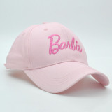 Barbie Pink Hard Top Baseball cap Embroidered Curved brim Cap