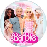 20MM Barbie glass snap button charms