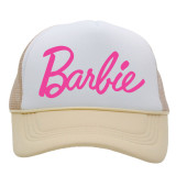 Barbie powder Baseball cap summer beach Sun hat friend party sponge net hat