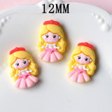 12MM Lovely Princess Resin snap button charms  Disney