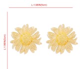 Sunflower Metal Necklace Earrings