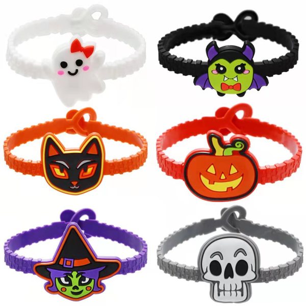 PVC Bracelet Creative Wrist Band Halloween Bracelet