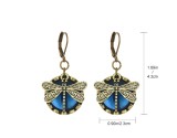 Dragonfly Butterfly Pattern Earrings