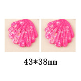 20MM Simulated Shell Resin snap button charms