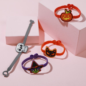 PVC Bracelet Creative Wrist Band Halloween Bracelet