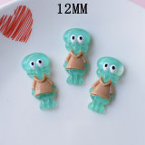 12MM Luminous transparent sponge baby Resin snap button charms