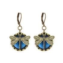 Dragonfly Butterfly Pattern Earrings